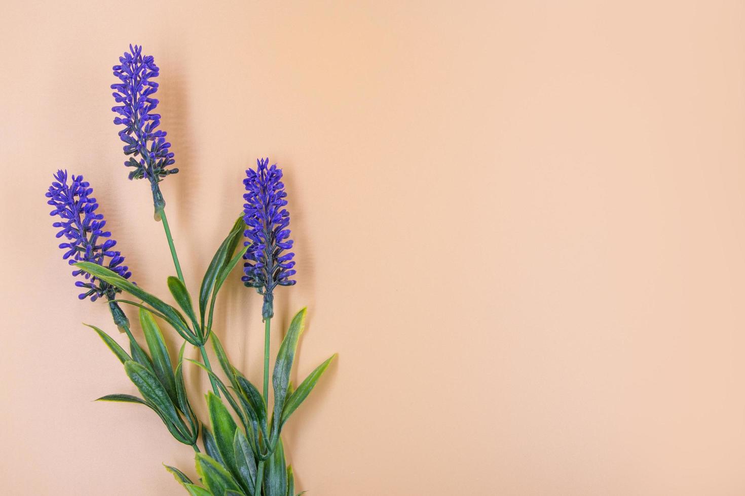 decoração de buquê de flores artificiais, copie o fundo do espaço foto