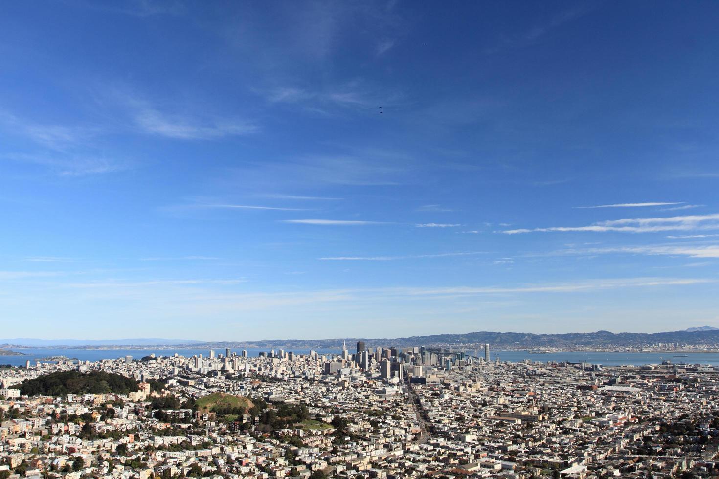 paisagem urbana de são francisco no centro, califórnia foto