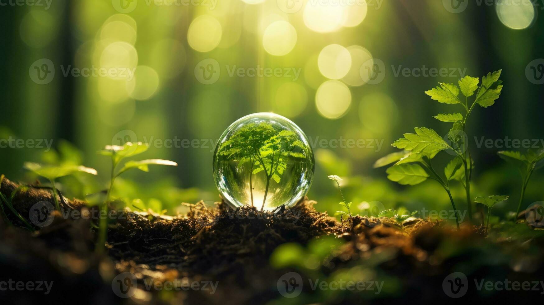 sustentável desenvolvimento e verde o negócio Sediada em renovável energia conceitos ai gerado. foto