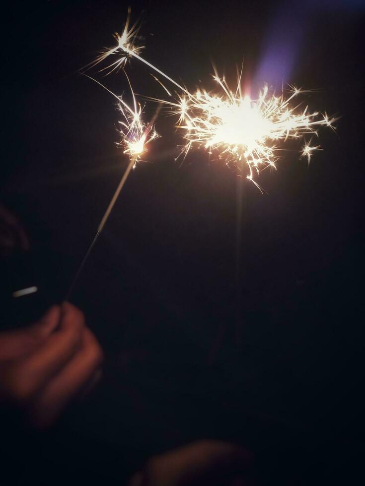 dois fogos de artifício este ter uma profundo significado do humano amor foto