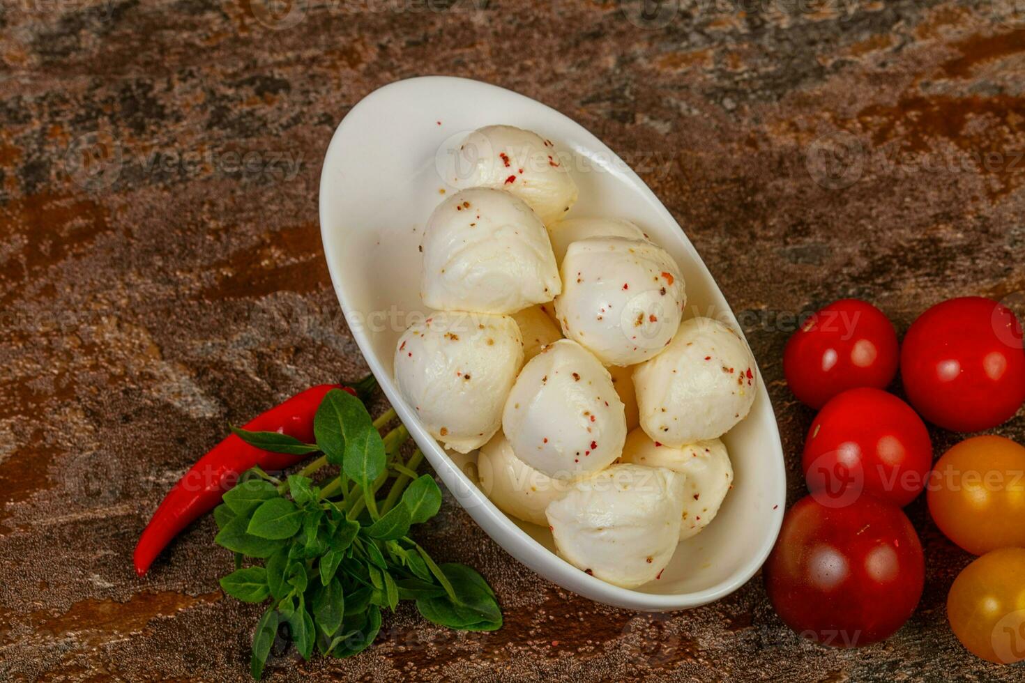 bolinhas de queijo mussarela foto