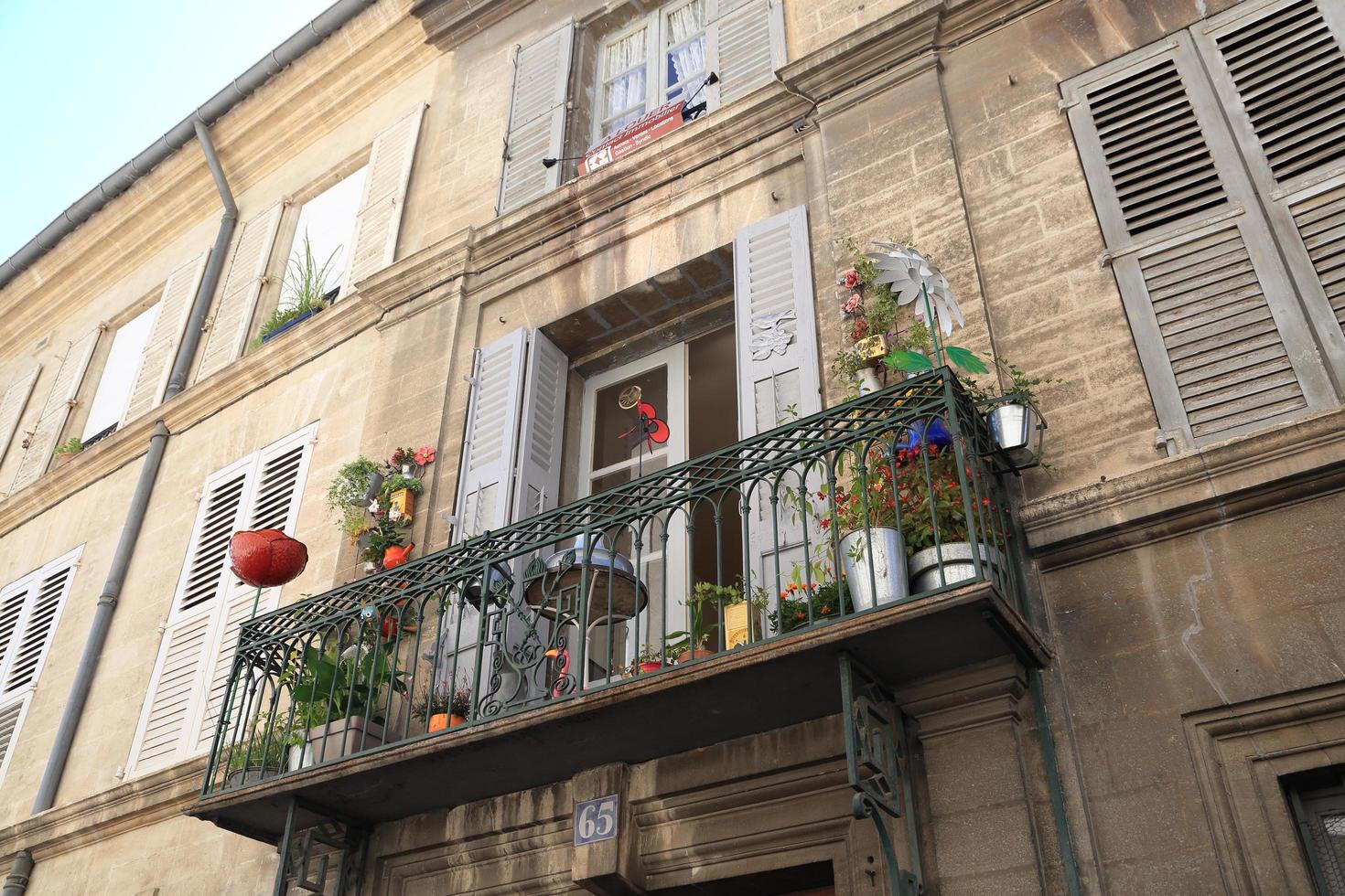 centro histórico de avignon, provença, frança foto