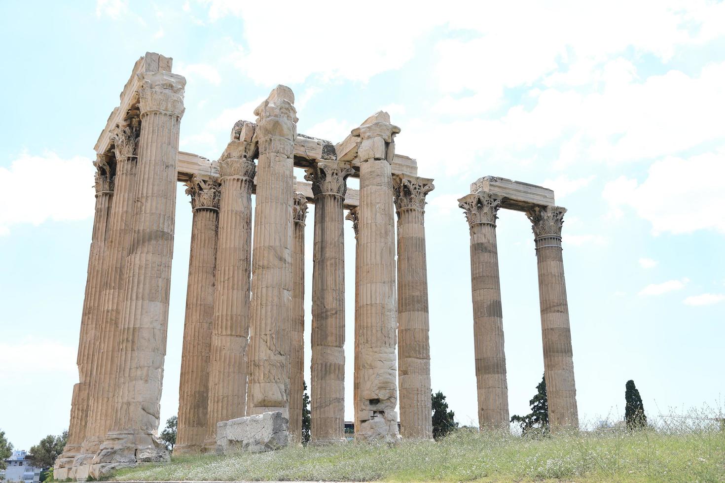 templo do zeus olímpico, atenas grécia foto