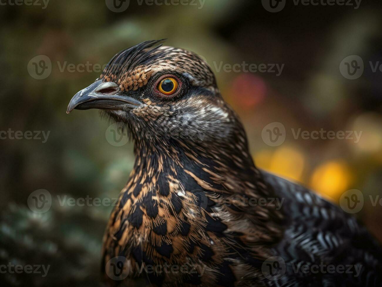 galo silvestre pássaro retrato ai gerado foto