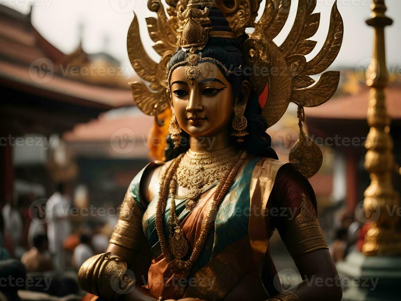 laksmi hindu estátua foto