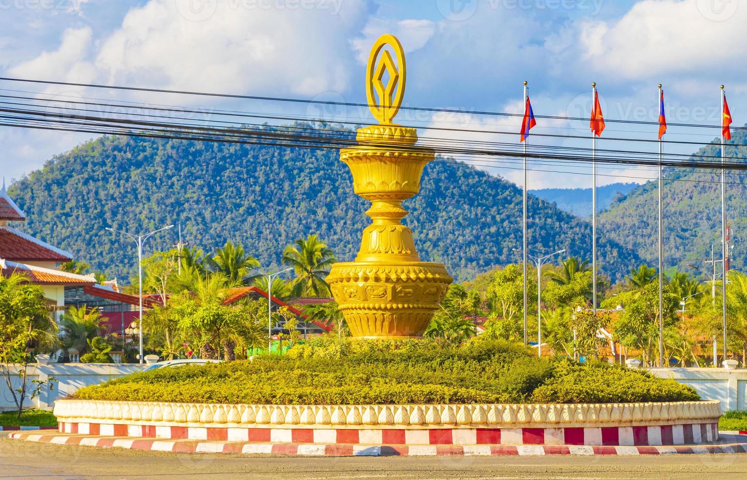 rotunda em Luang Prabang, Laos foto