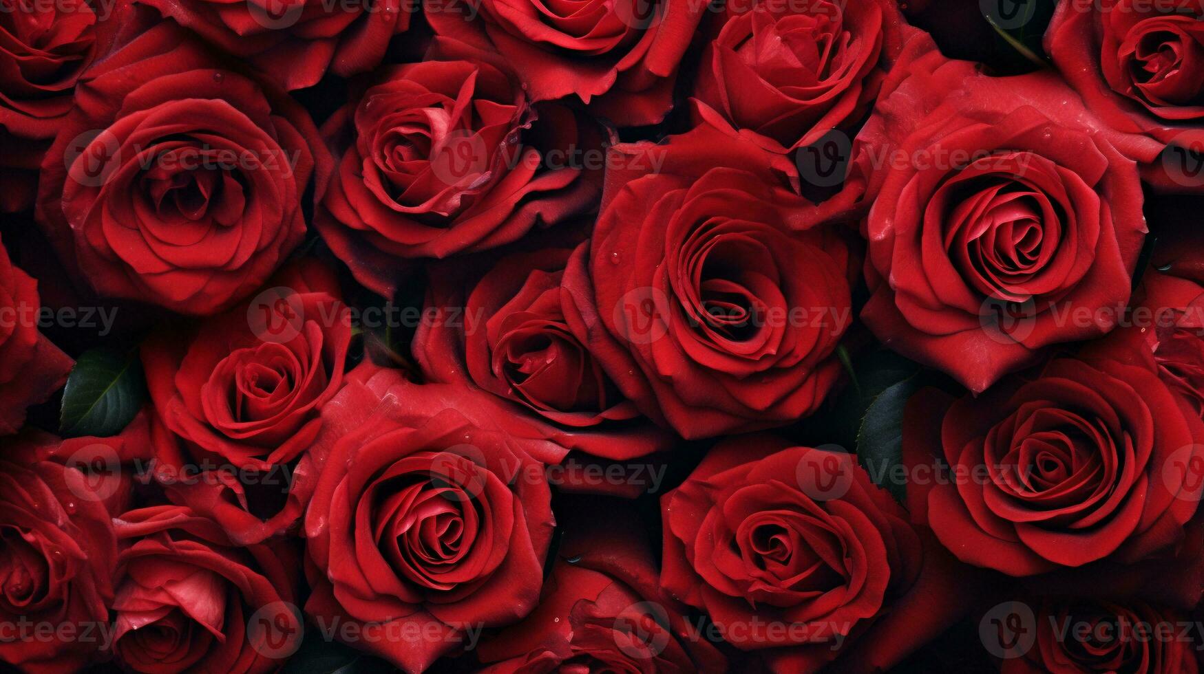 vermelho rosas fundo para decoração. generativo ai foto