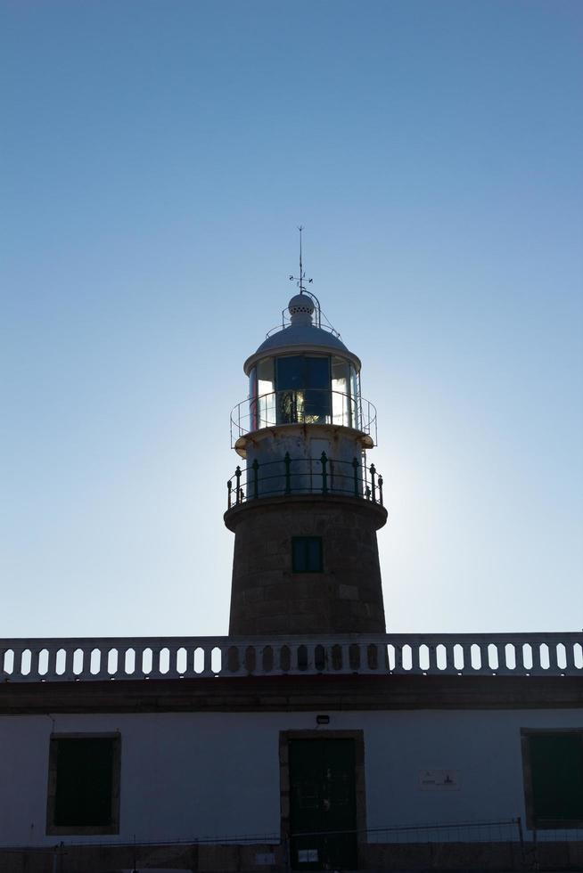 farol corrubedo no oceano atlântico, galiza, espanha foto