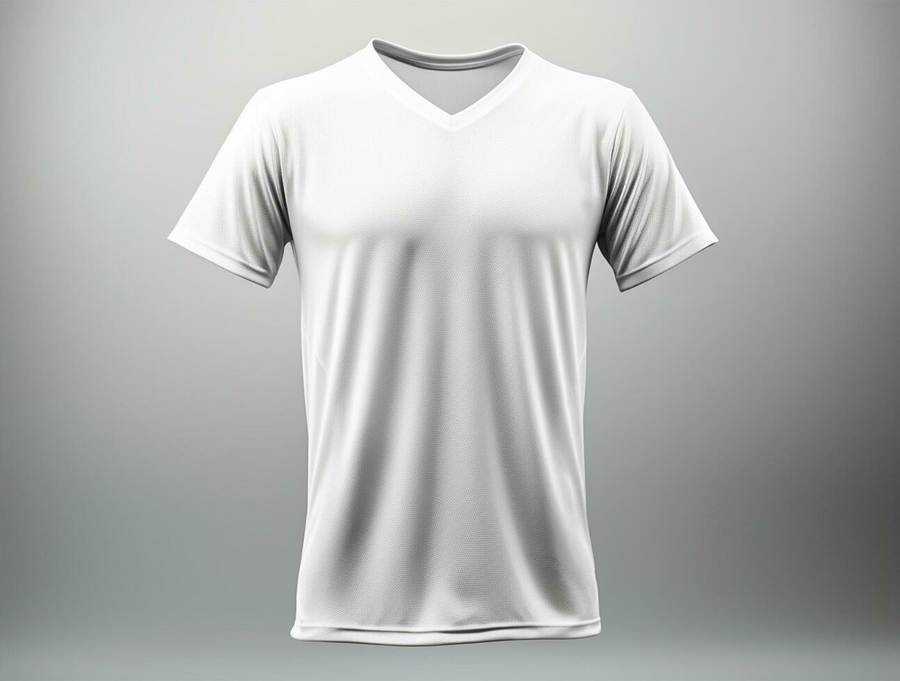 3d render em branco camiseta ai gerado foto