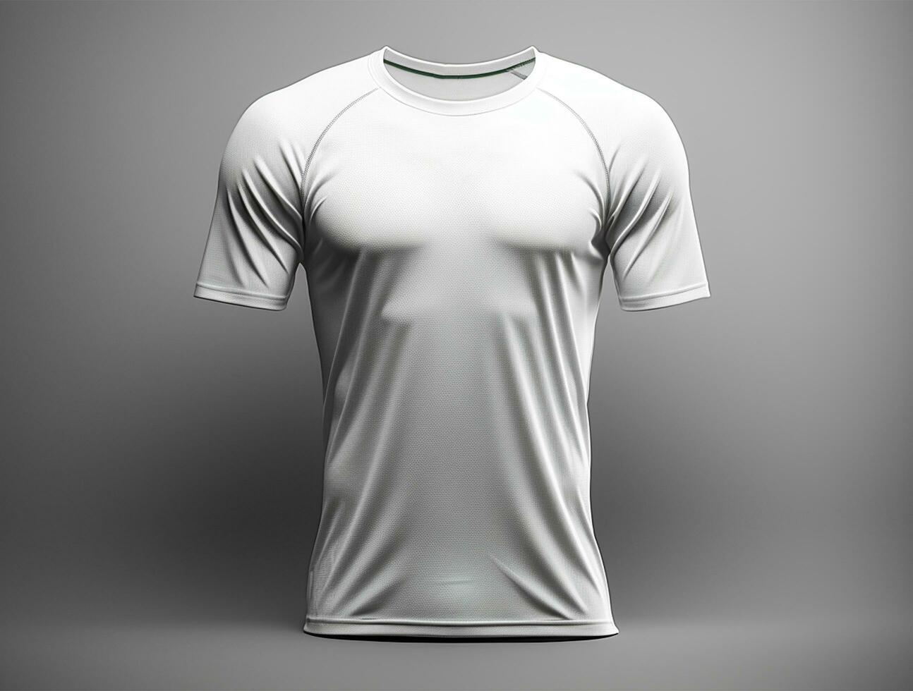 3d render em branco camiseta ai gerado foto