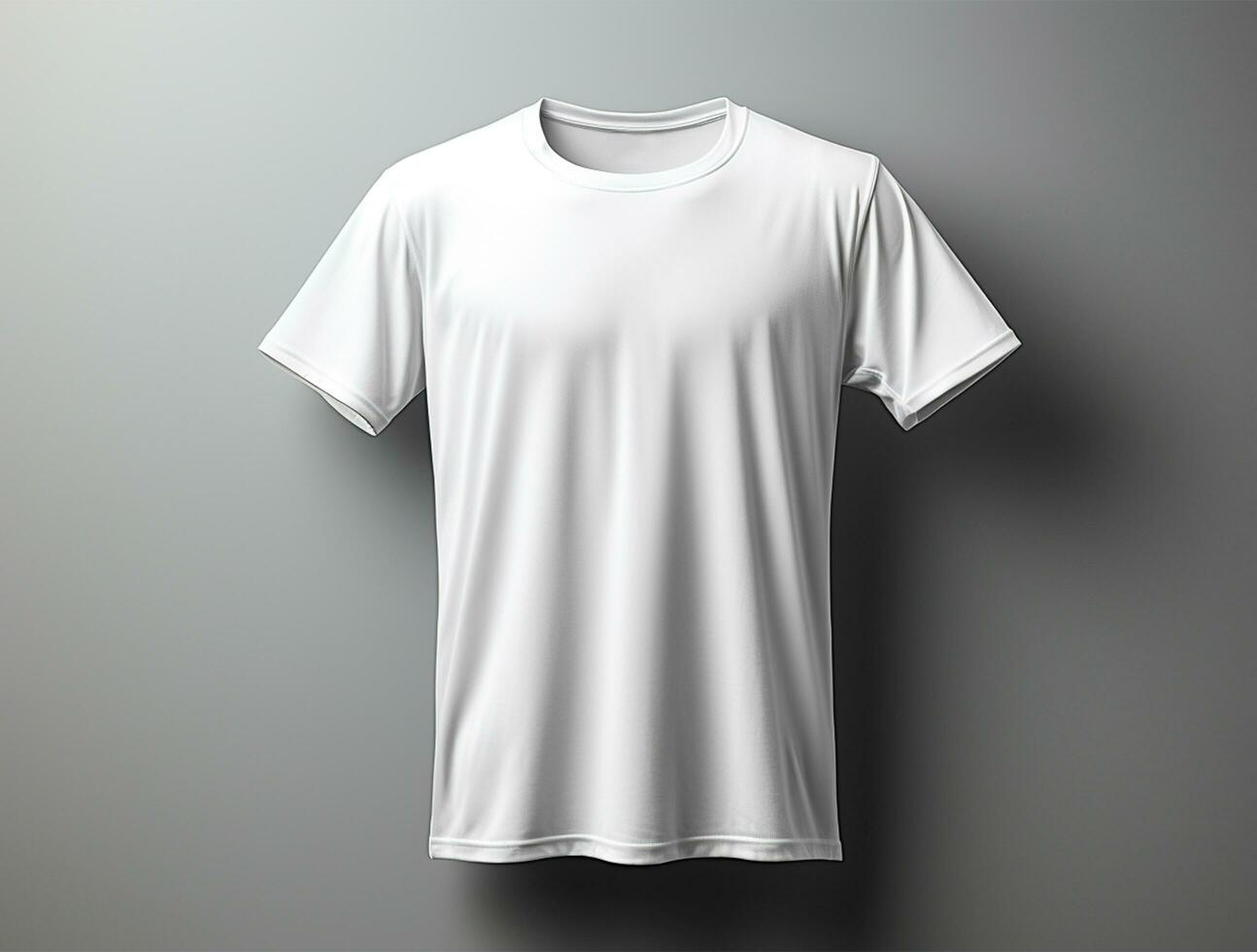 profissional em branco camiseta ai gerado foto