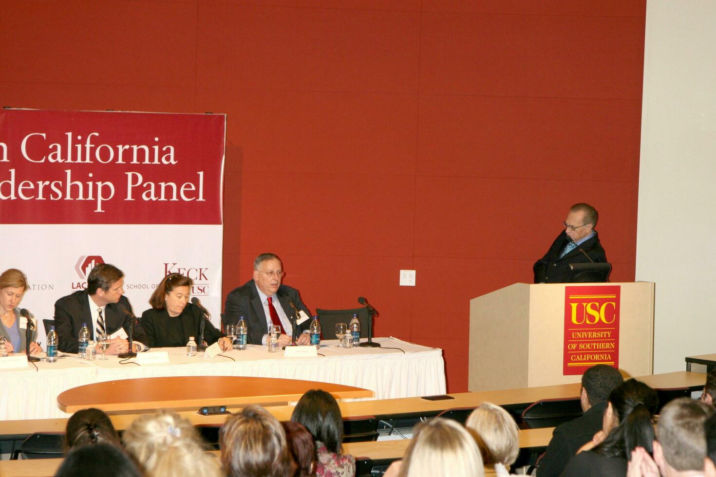 sulista Califórnia saúde Liderança painel keck escola do remédio do usc los angeles ca novembro 8 2007 2007 foto