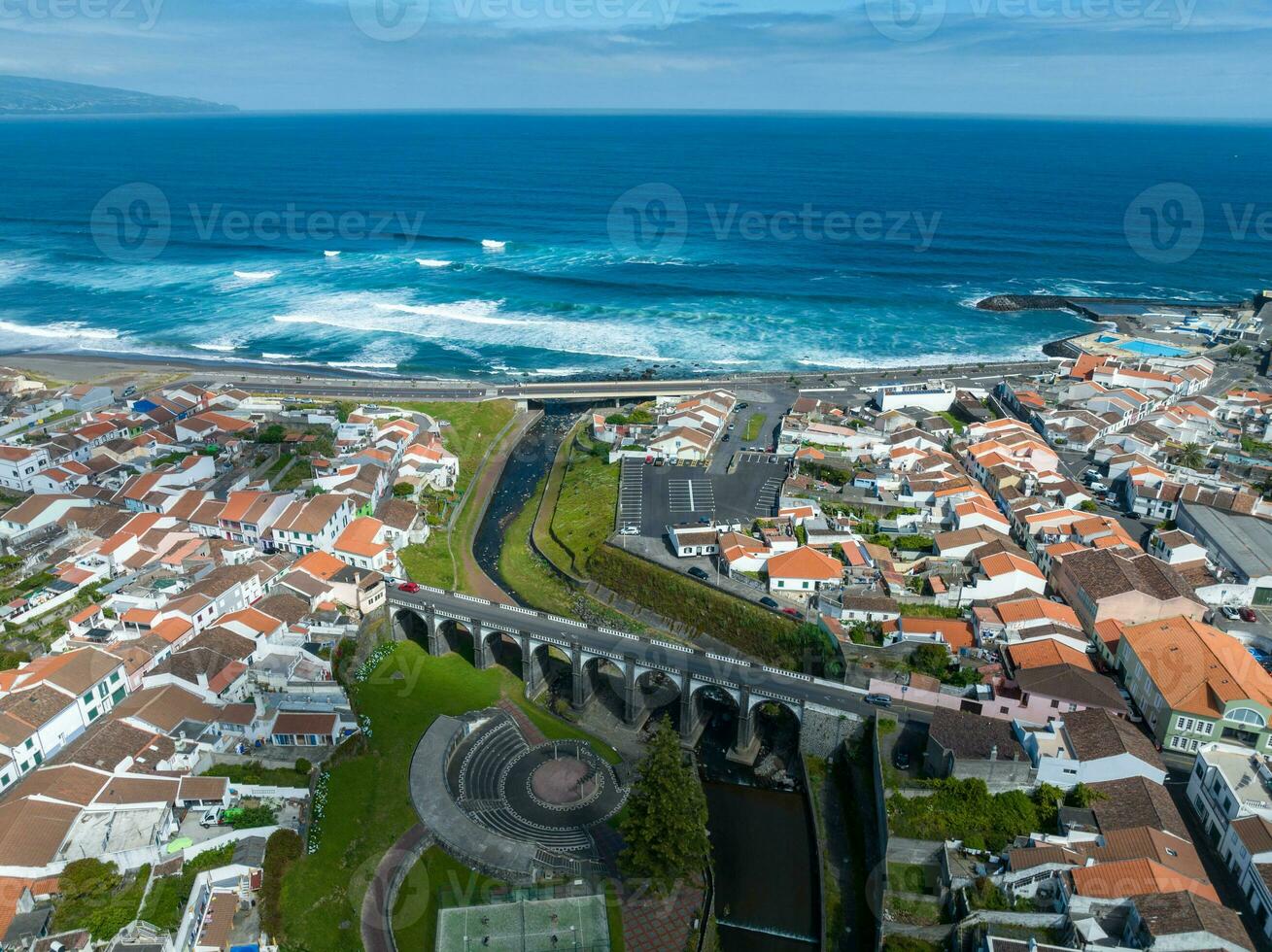 ponte ponte dos oito arcos, - são miguel ilha, Açores, Portugal foto