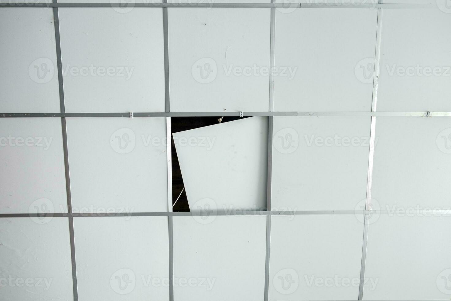 tetos branco quadrado aberto foto