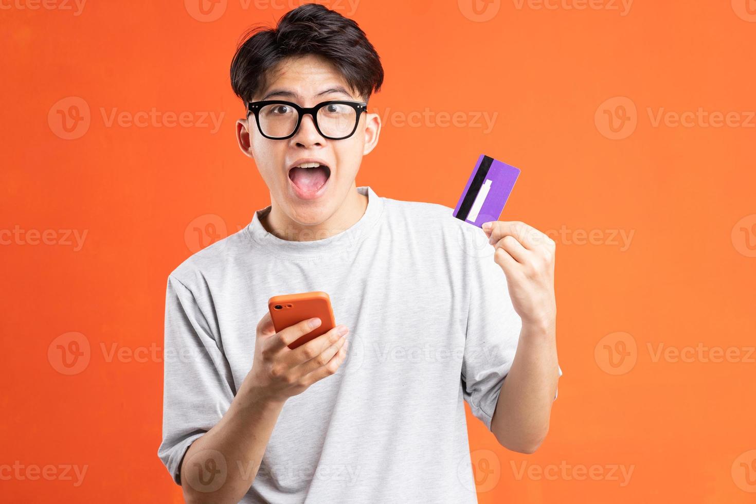 retrato de jovem asiático foto