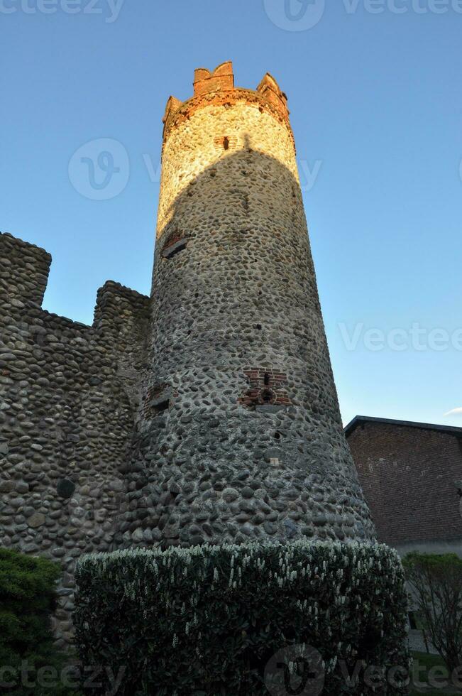 Ricetto vila medieval em candelo foto