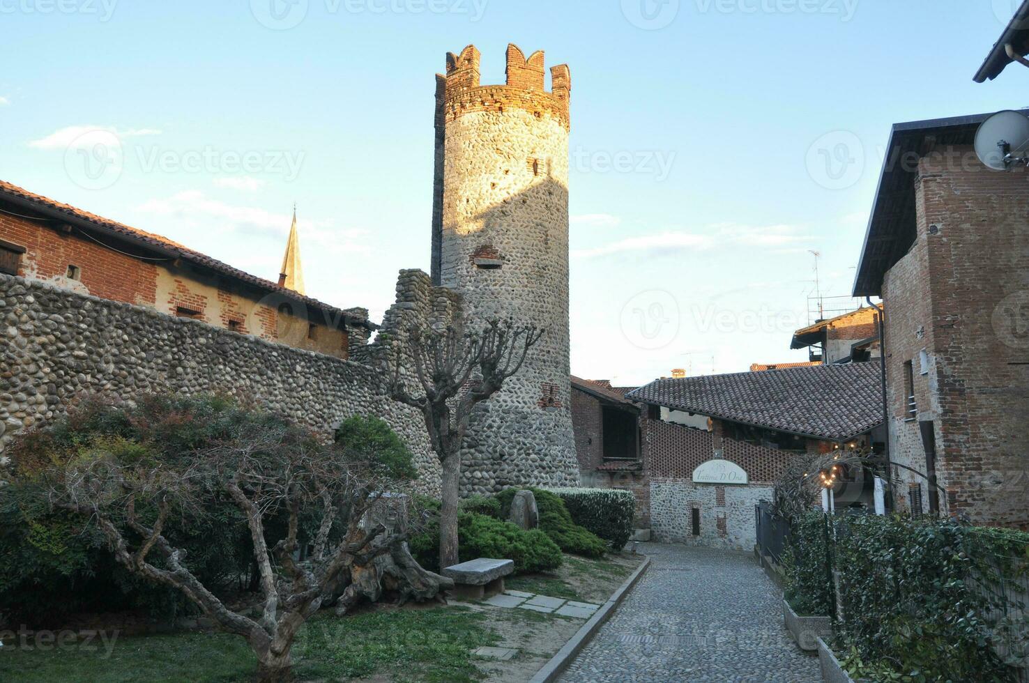 Ricetto vila medieval em candelo foto