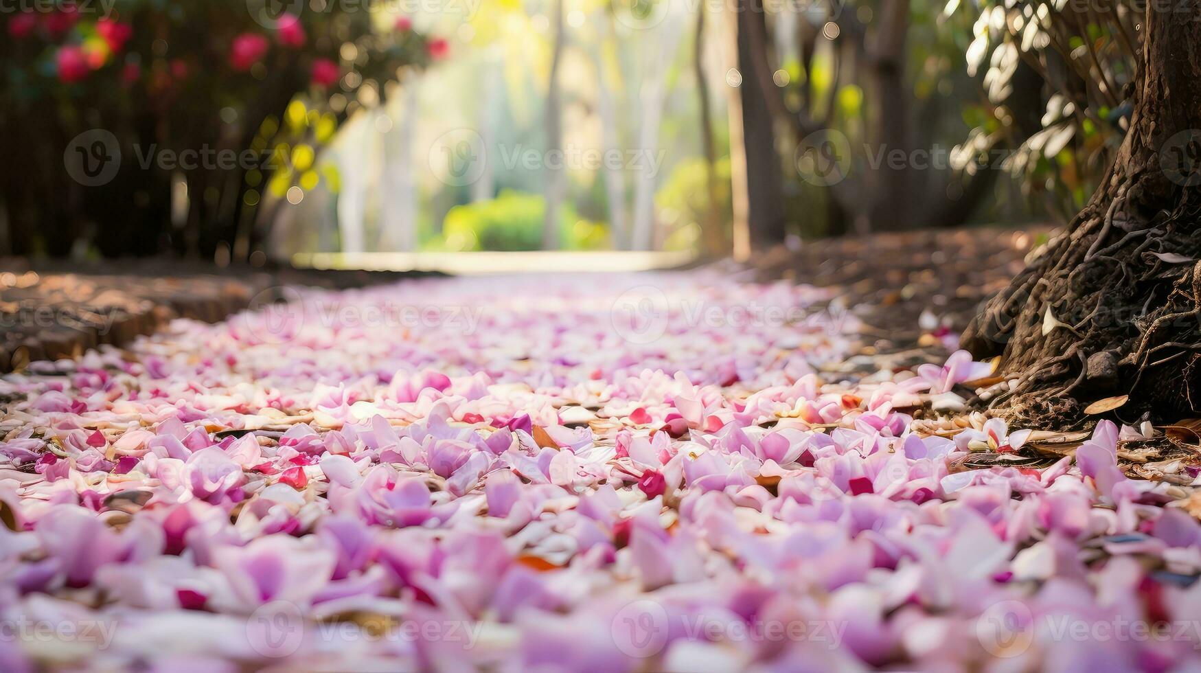 natureza lindo pétala frescor jardim ai gerado foto