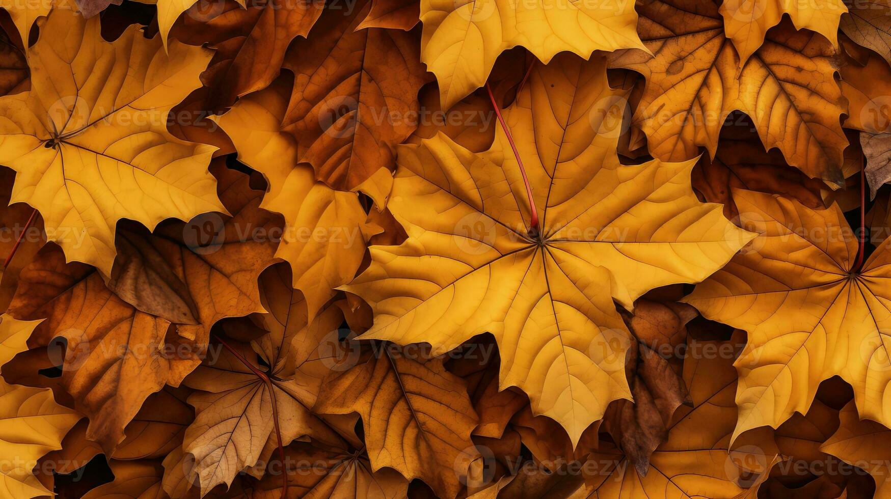 ai gerado ouro plantar quadro, Armação setembro cênico ai gerado foto