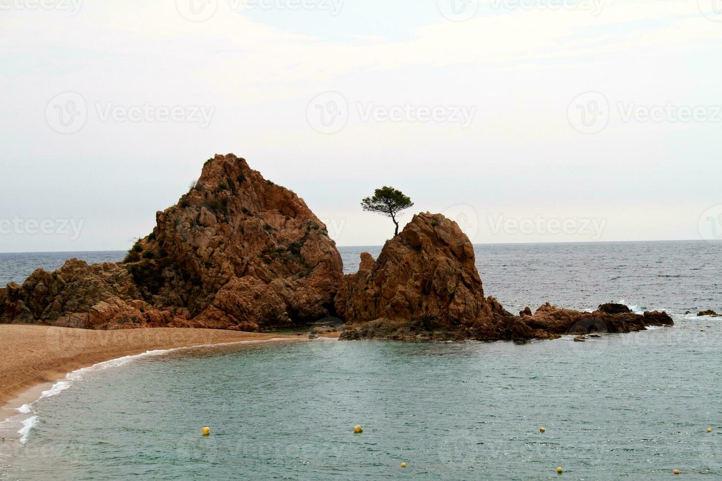 mar cardápio de praia dentro tossa de mar foto