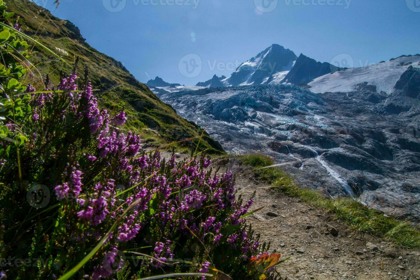 geleira do tour,chamonix,alta Sabóia, França foto