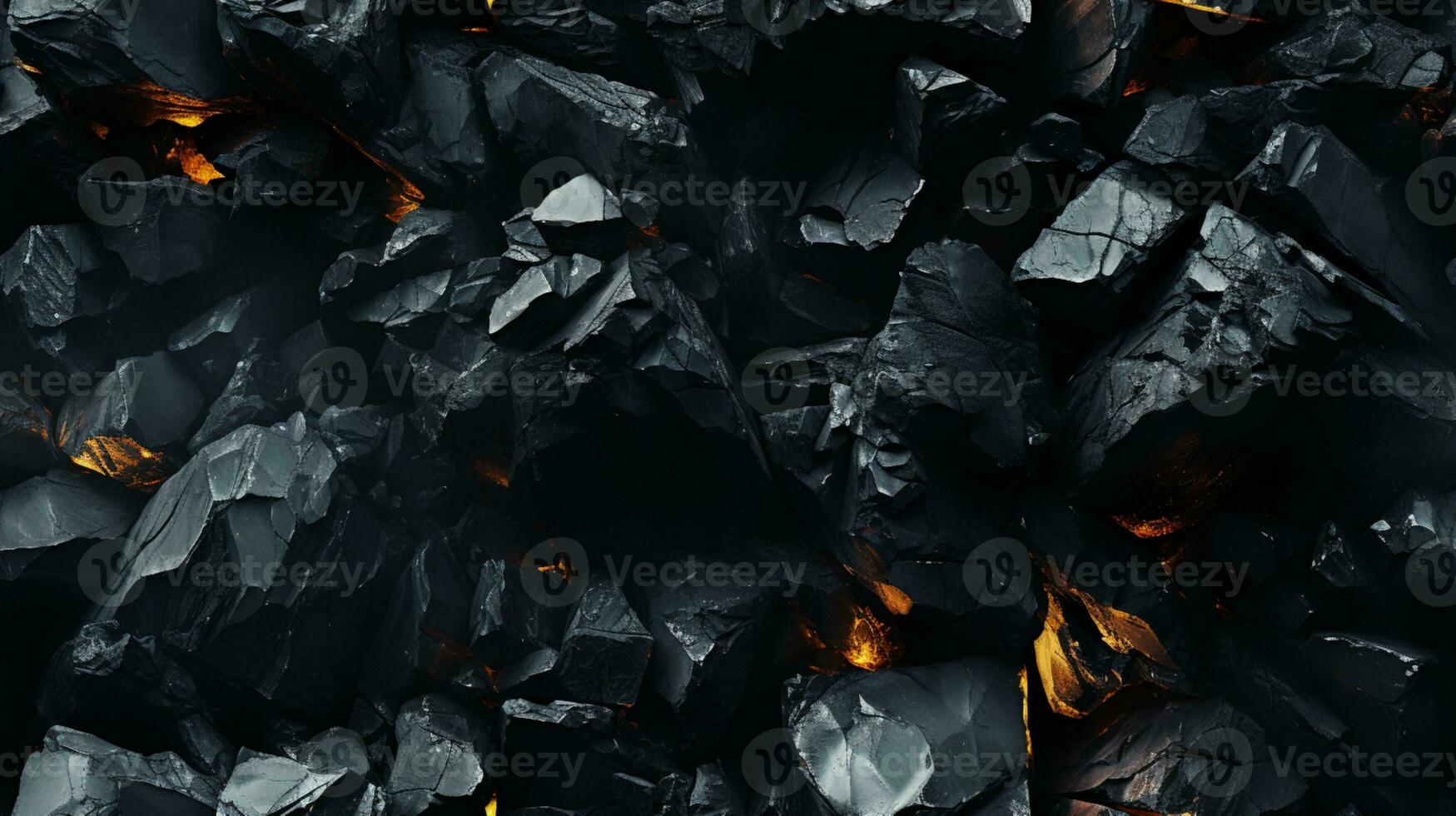 Preto carvão e fogo luz realista foto ai gerado