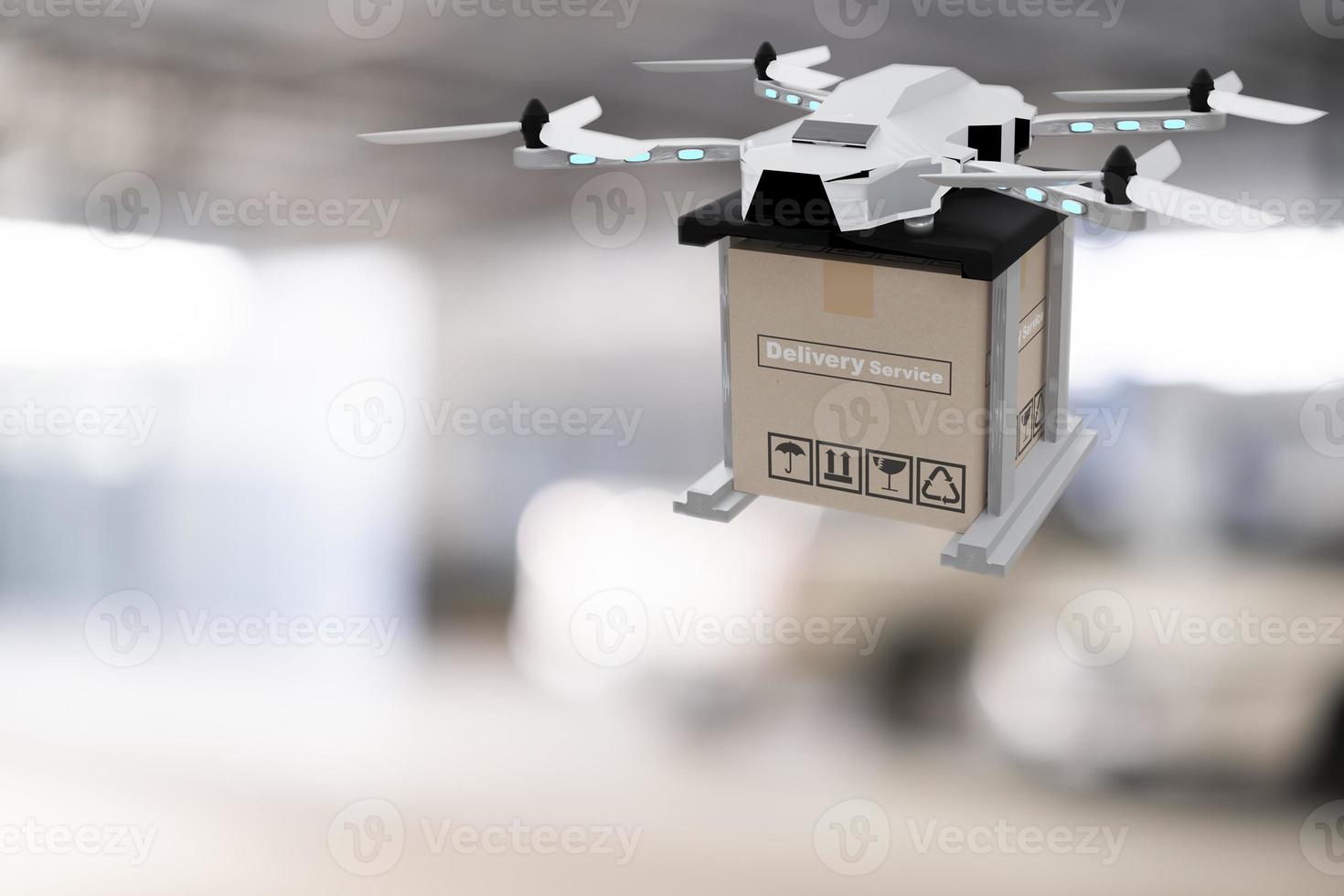 dispositivo de engenharia de tecnologia drone para a indústria voando em industrial para logística exportação importação produto serviço de entrega em casa logística frete transporte transporte ou showroom de peças de automóveis foto