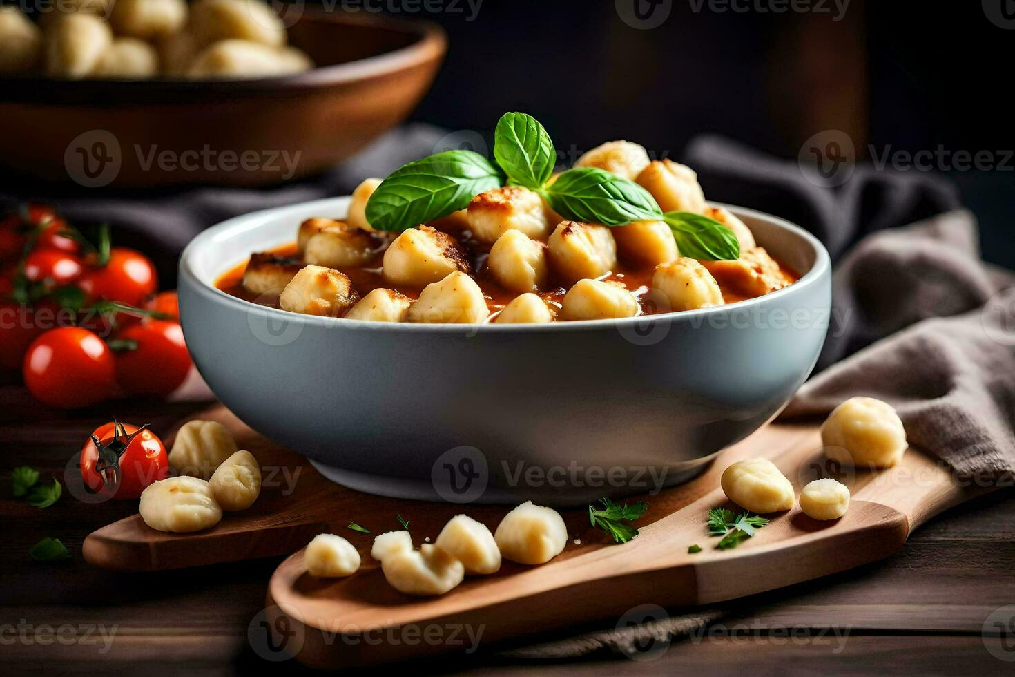 Macarrão e queijo dentro uma tigela. gerado por IA foto