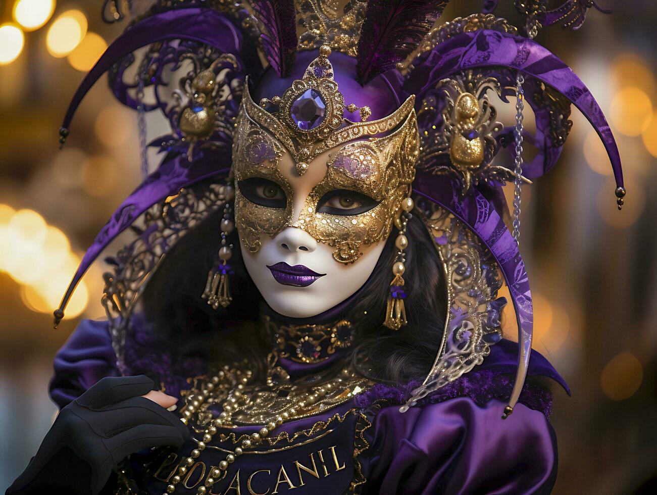 pessoas desfrutando rua carnaval festival, amigos rindo ao ar livre dentro figurinos. Nada Colina carnaval artista. ai gerado foto