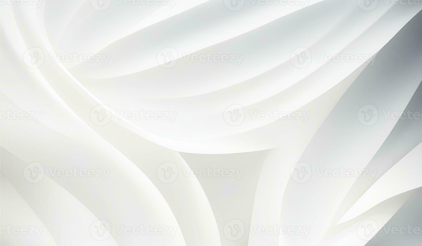 ai gerado branco abstrato fundo com ondas foto