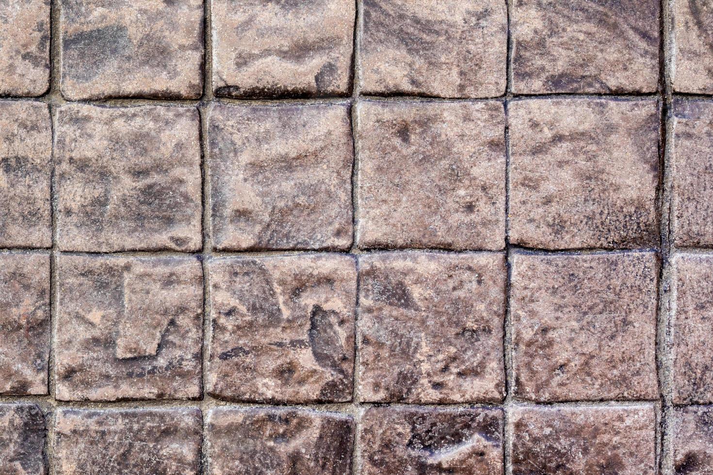 textura da superfície de pisos de ladrilhos pesados ao ar livre foto