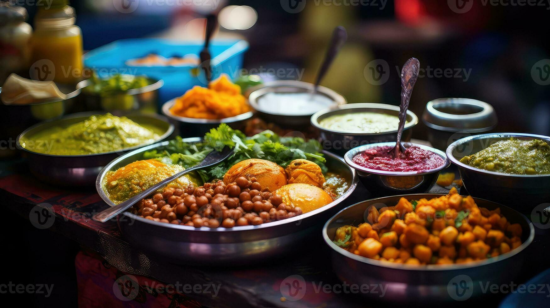 ai gerado espinafre jantar vegano Comida cogumelo ai gerado foto