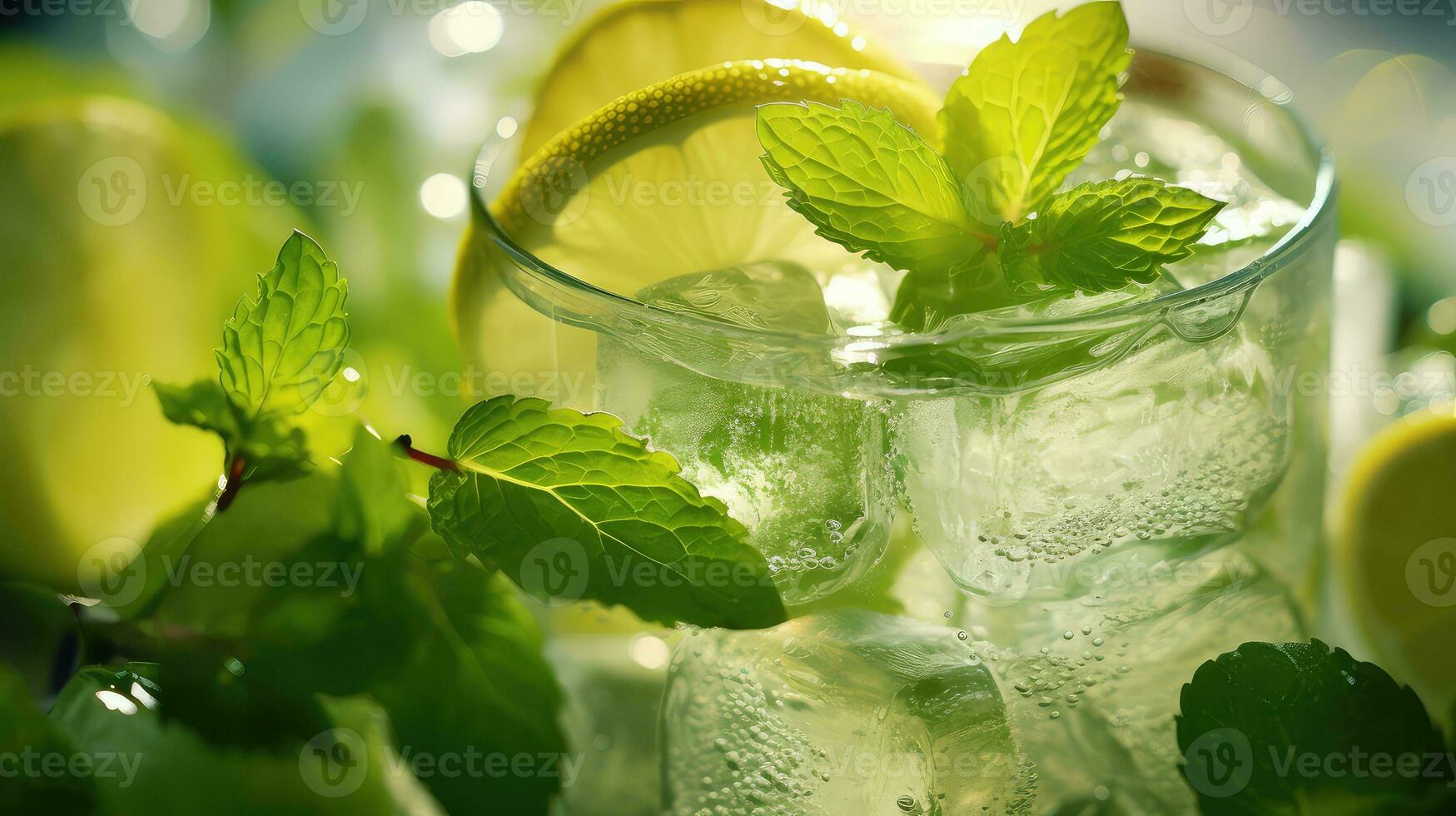 ai gerado suco fruta coquetel beber citrino ai gerado foto