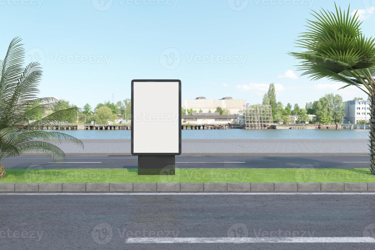 mufi signboard mockup foto