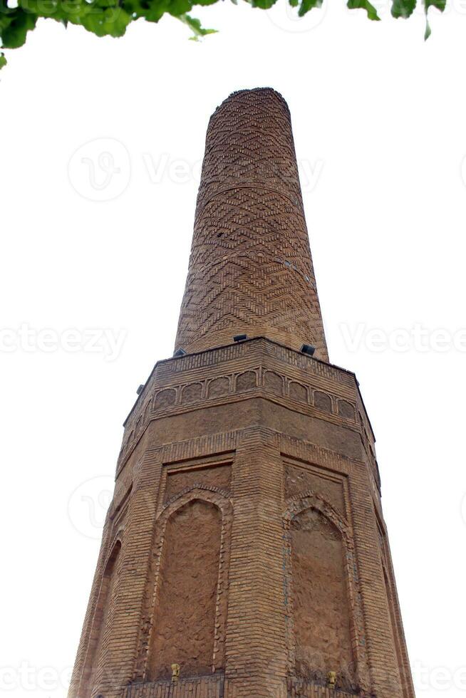 erbil minarete dentro Curdistão, 1 do a mais antigo minaretes dentro a mundo foto