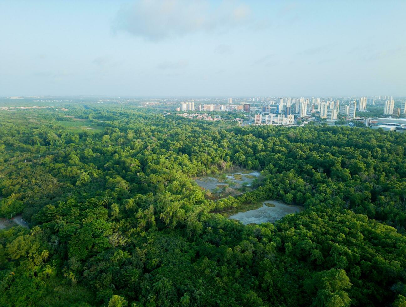 aéreo zangão cenas do a cidade foto