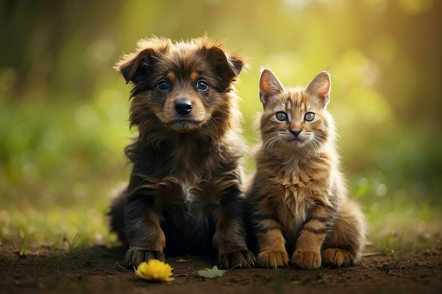 animais dentro a animais selvagens. mundo animal dia conceito foto