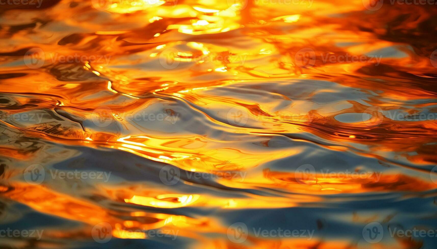 ai gerado natureza beleza refletido dentro a tranquilo, vibrante água superfície gerado de ai foto