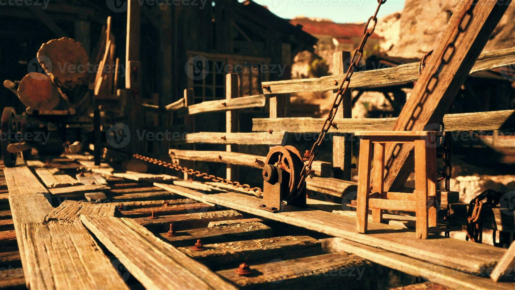 velho e muito lindo de madeira porta foto