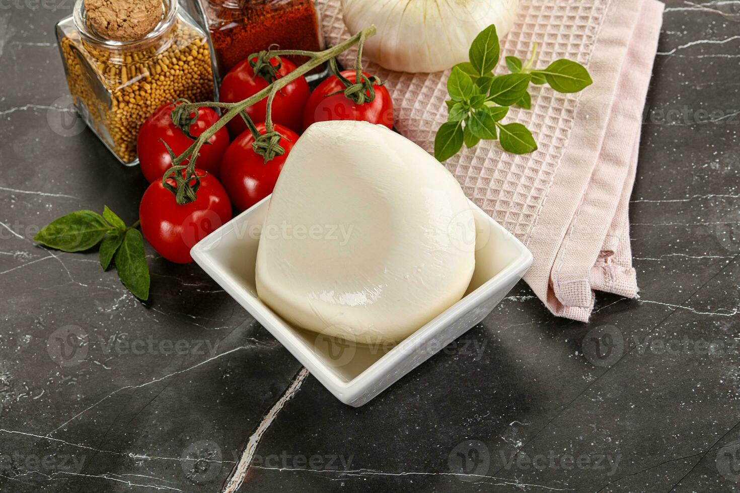 italiano queijo mozzarella búfalo bola foto