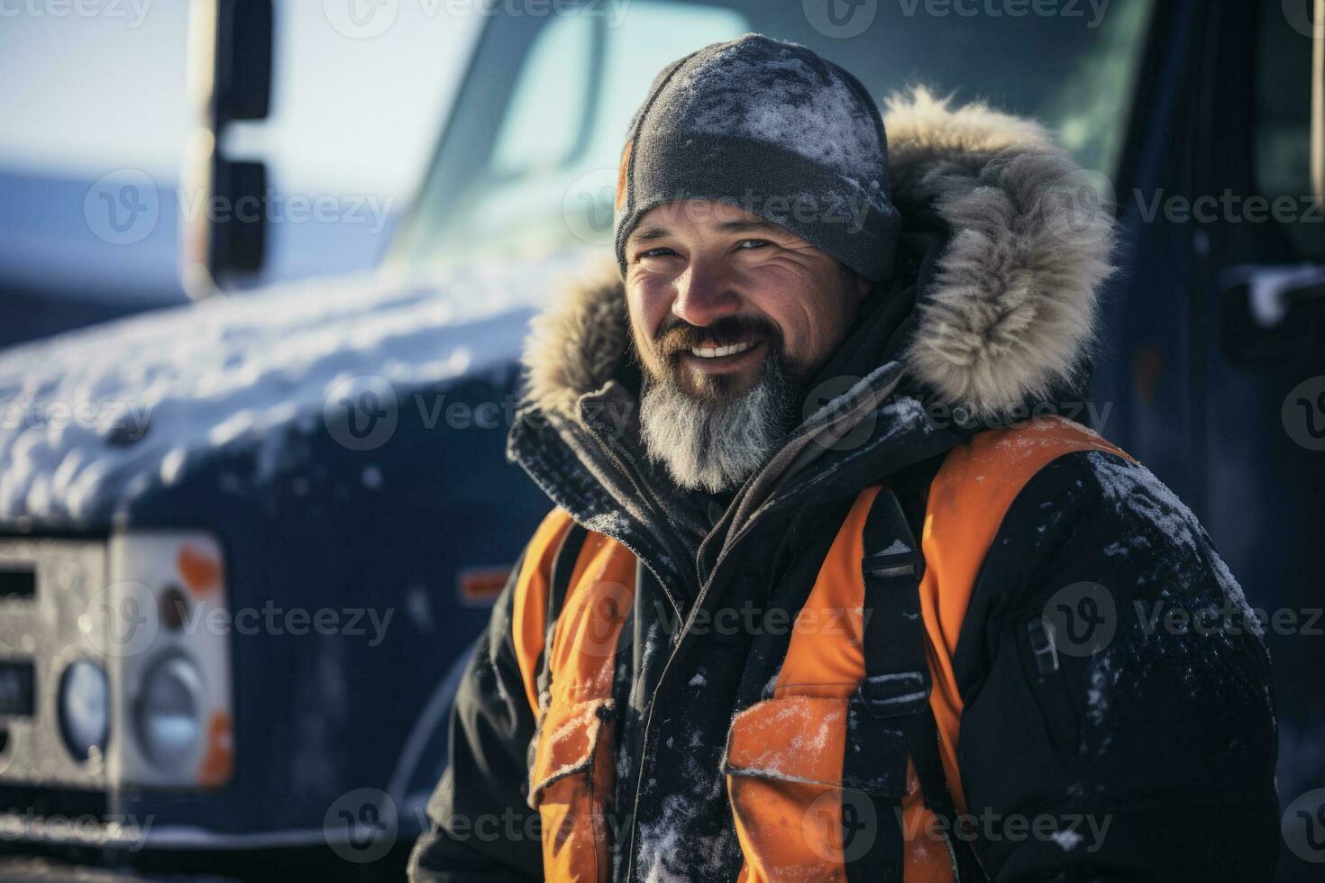 ai gerado uma cachorro criador Treinamento uma siberian rouco em uma gelado tundra avião foto