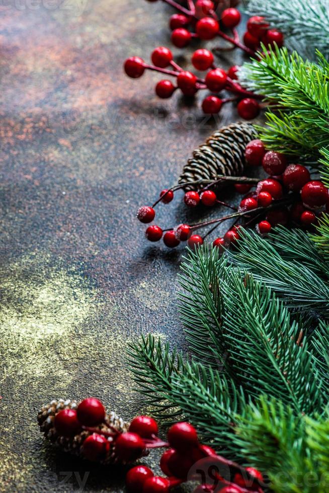 conceito de cartão de férias de natal foto