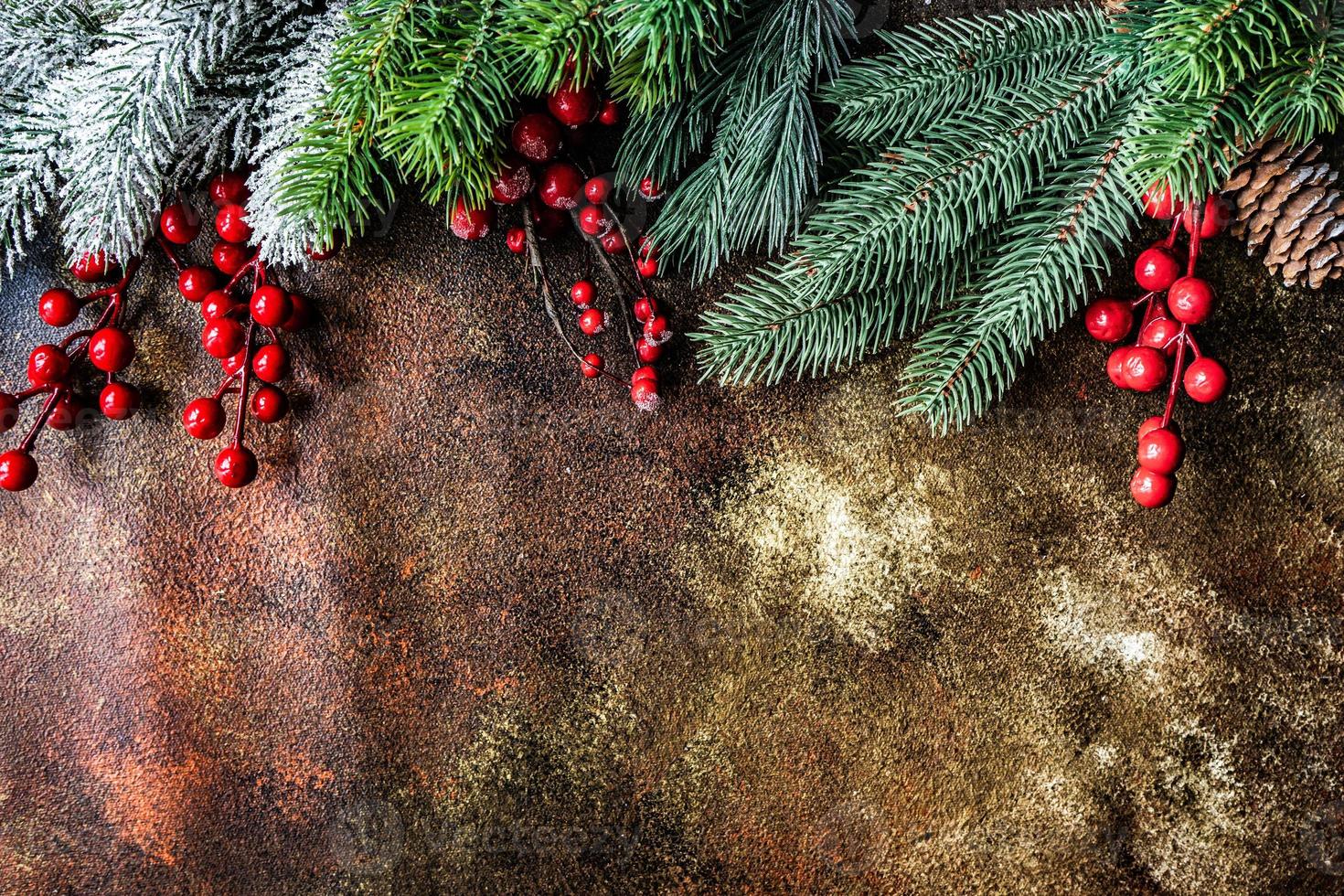 conceito de cartão de férias de natal foto