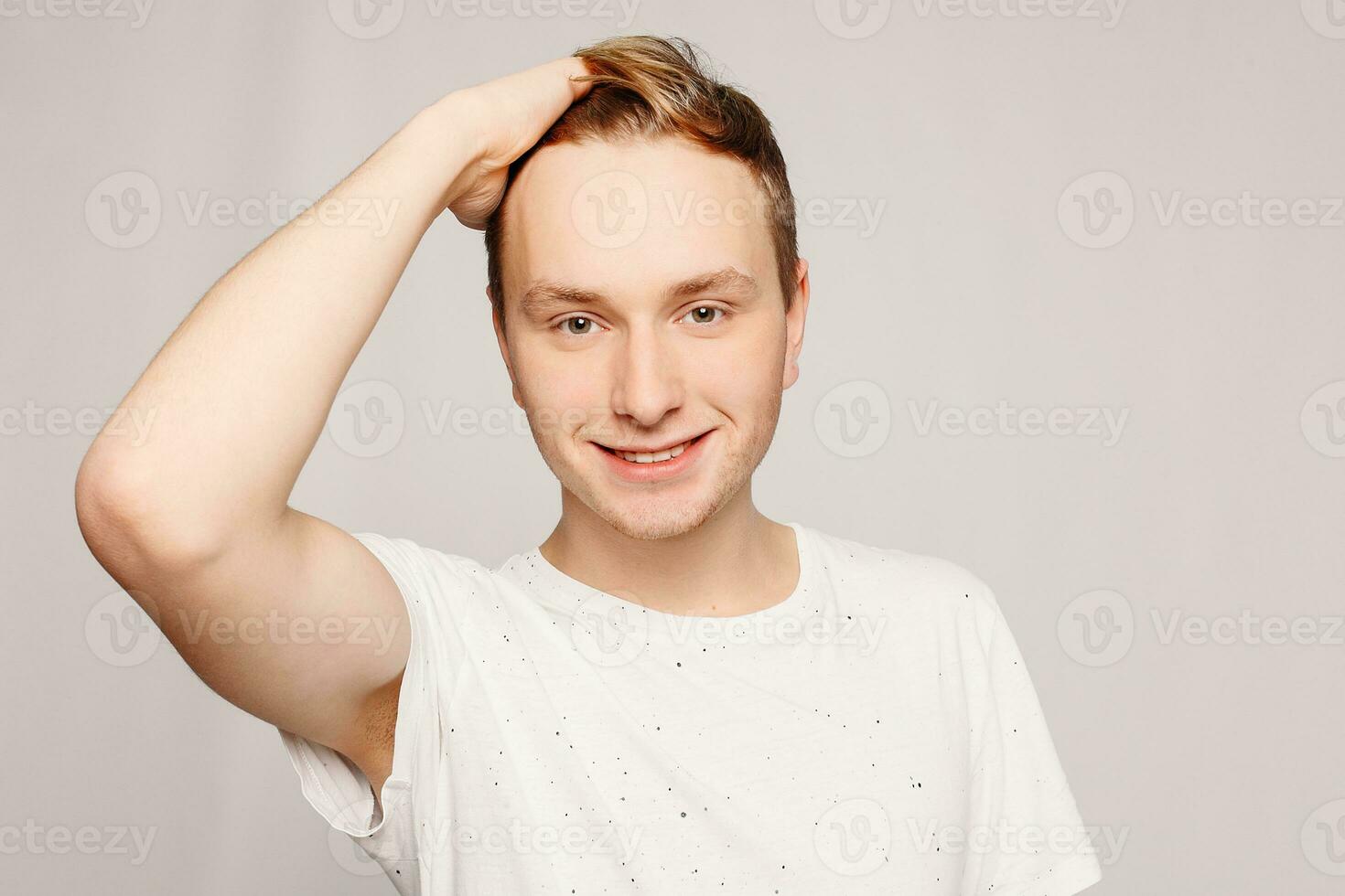 retrato do jovem concurso ruiva Adolescência foto