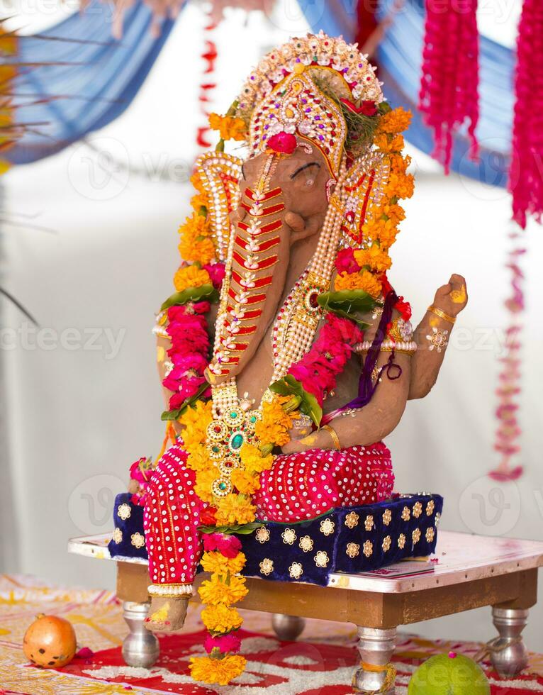 indiano hindu Deus ganesha ídolo foto