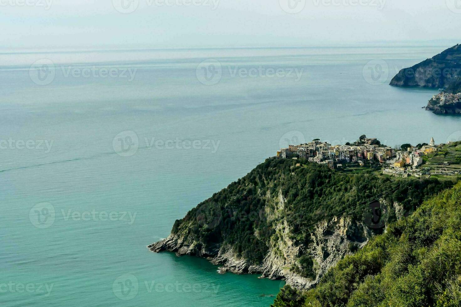 vista panorâmica da costa foto