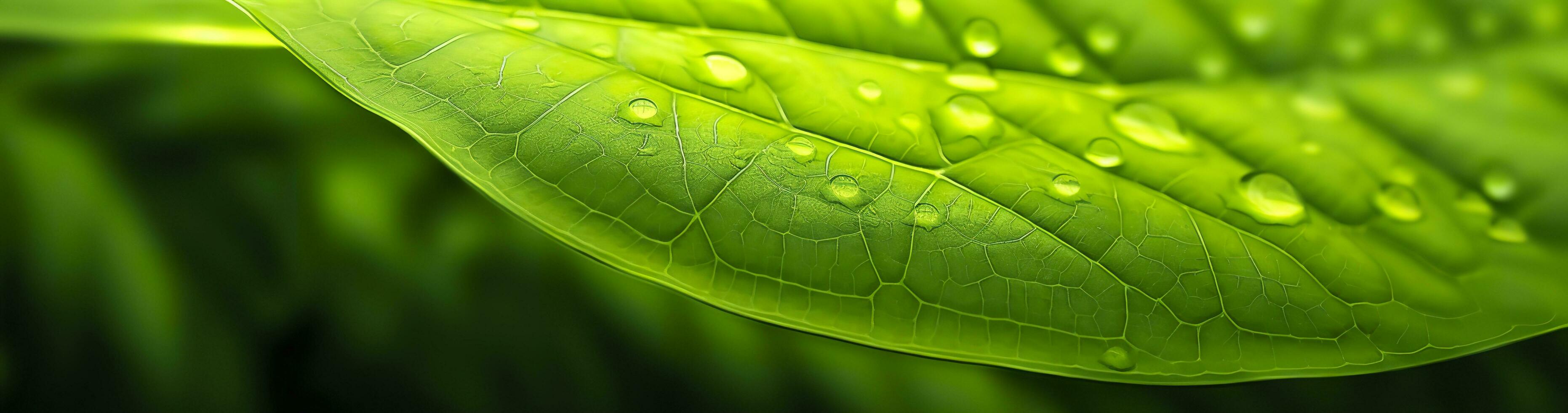 ai gerado verde folha natureza fundo. ai gerado foto