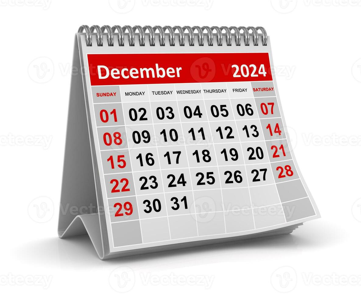 calendário - dezembro 2024 foto