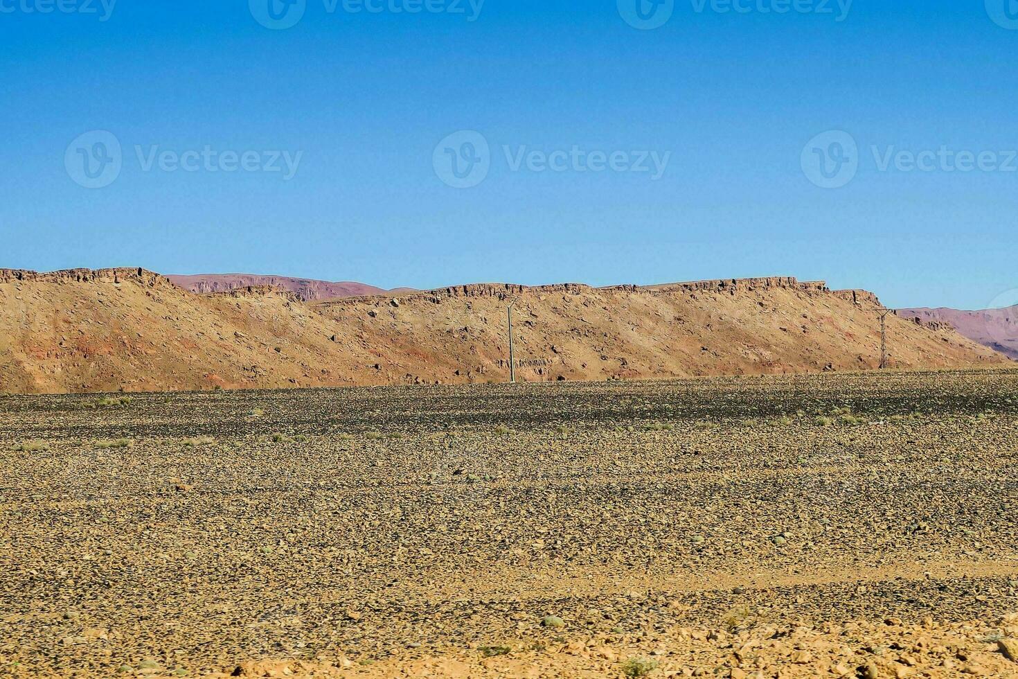 paisagem cênica do deserto foto