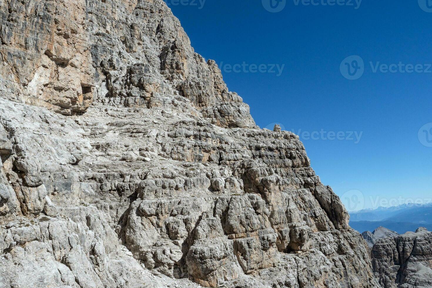 vista dos picos das montanhas brenta dolomitas. Trentino, Itália foto